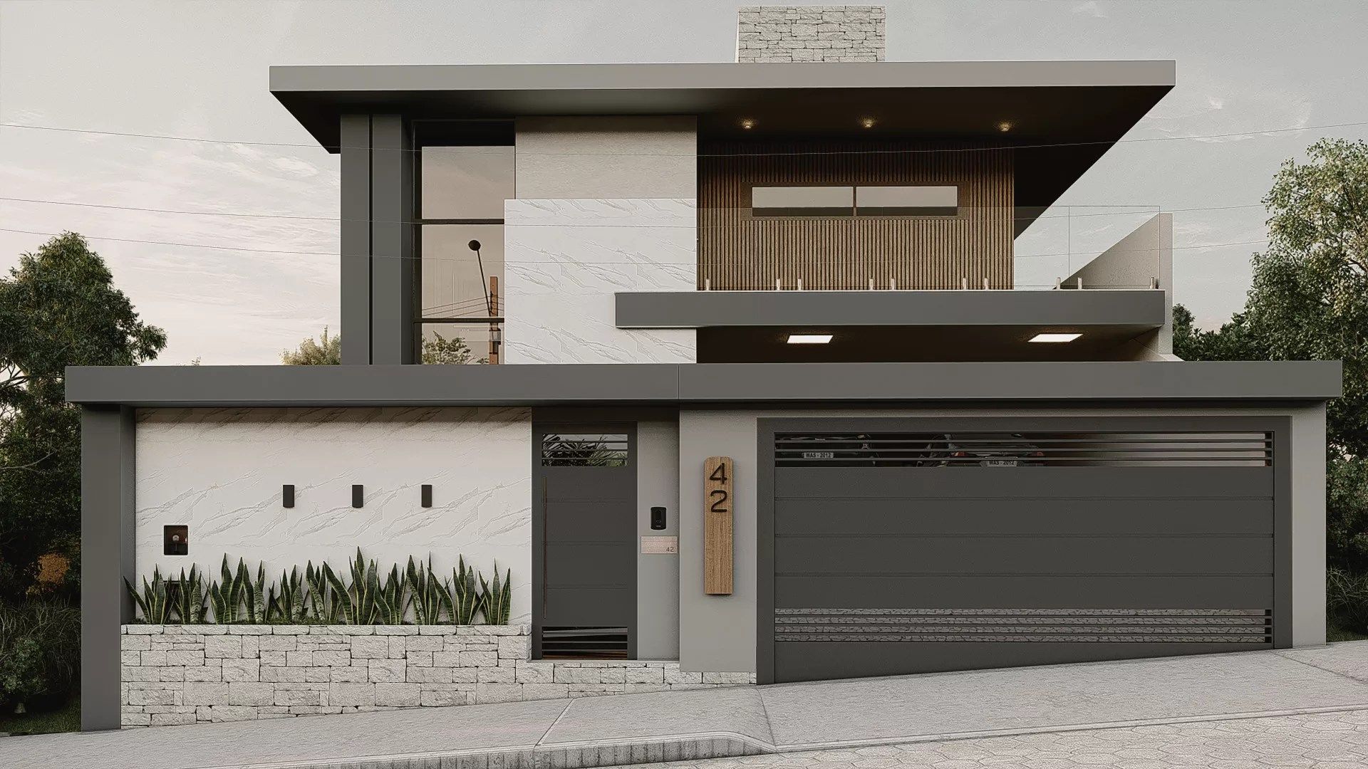Casa Contemporânea em Bandeirantes